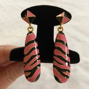 K.J.L by Kenneth Jay Lane Animal Enamel earrings